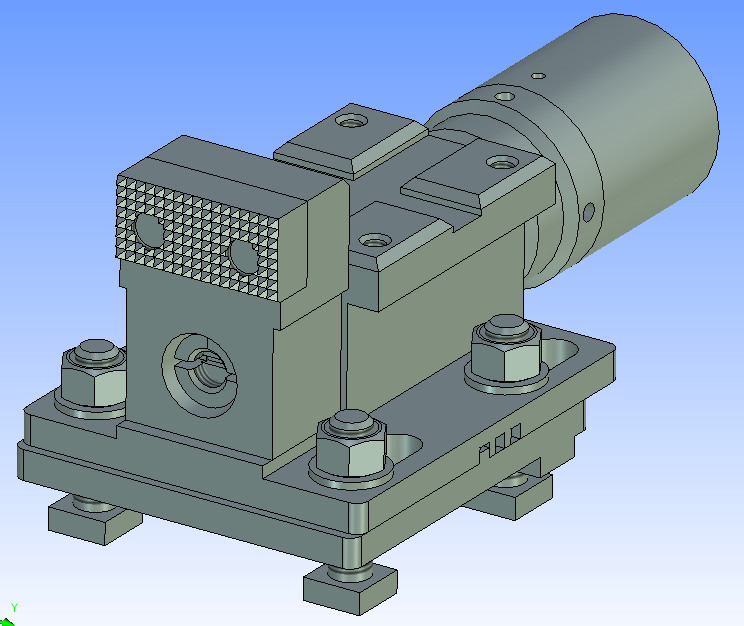 МЧ00.04.00.00 Зажим гидравлический (T-Flex CAD 3D 12) МЧ00.04.00.00 Зажим гидравлический (T-Flex CAD 3D 12)